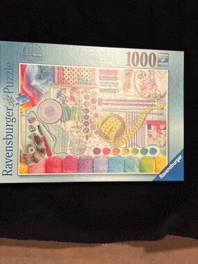 Ravensburger Rainbow Sewing & Yarn Collage Puzzle